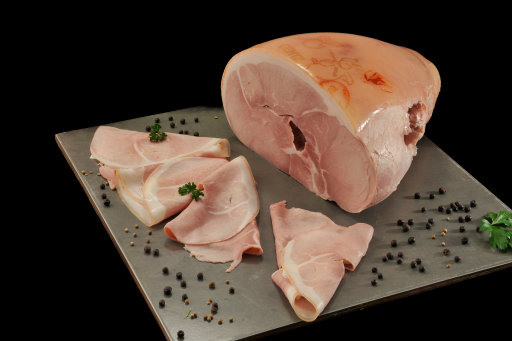 Lorraine ham cooked with its bone