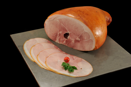Lorraine smoked ham cooked with its bone