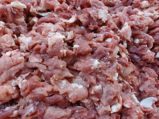 Minced pork meat